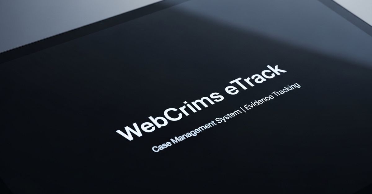 WebCrims eTrack